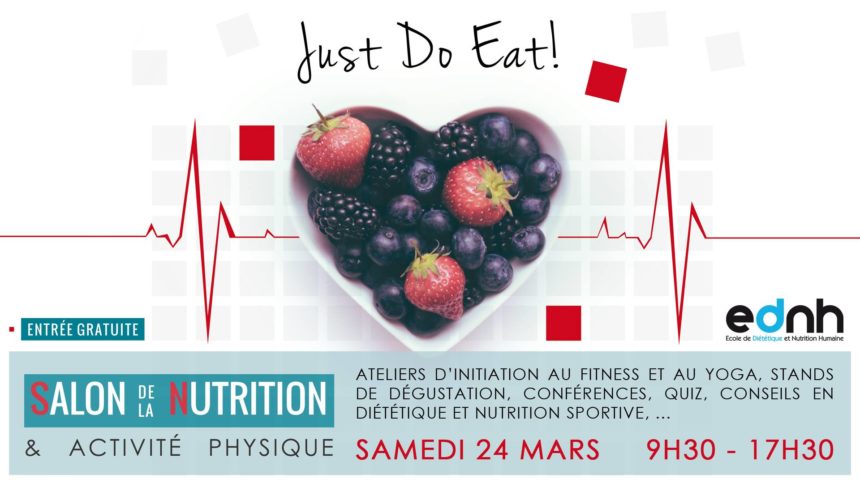 Ce samedi à Lille, retrouvez le Salon de la nutrition et de l’activité physique 2018